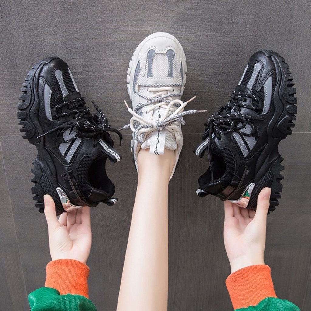 ( Hàng mới về) Giày thể thao nữ phản quang cao cấp