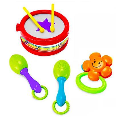 Set 3 món trống nhỏ kèm xúc xắc Winfun - 2026