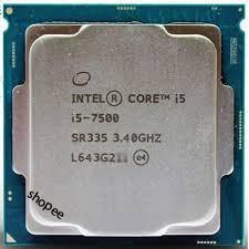 CPU intel I5 - 7500+7400 Tray không box+tản