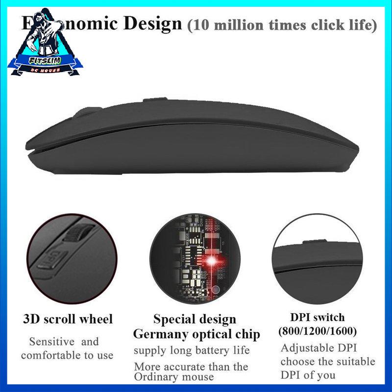 [Fitslim] Wireless French Keyboard Mouse Ultra Slim Multimedia Keyboard Mouse Combo