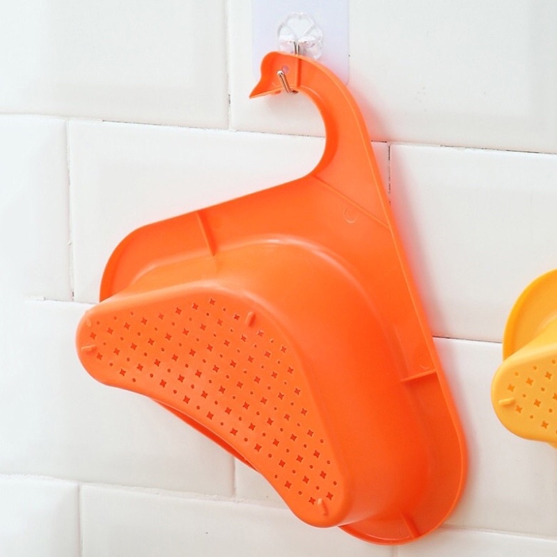 Khay lọc rác gác bồn rửa, giá nhựa tam giác đựng ráo nước đa chức năng