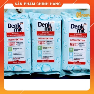 [GIÁ SỈ] Túi giấy ướt Denkmit Hygiene, 40 tờ [HÀNG NHẬP ĐỨC]
