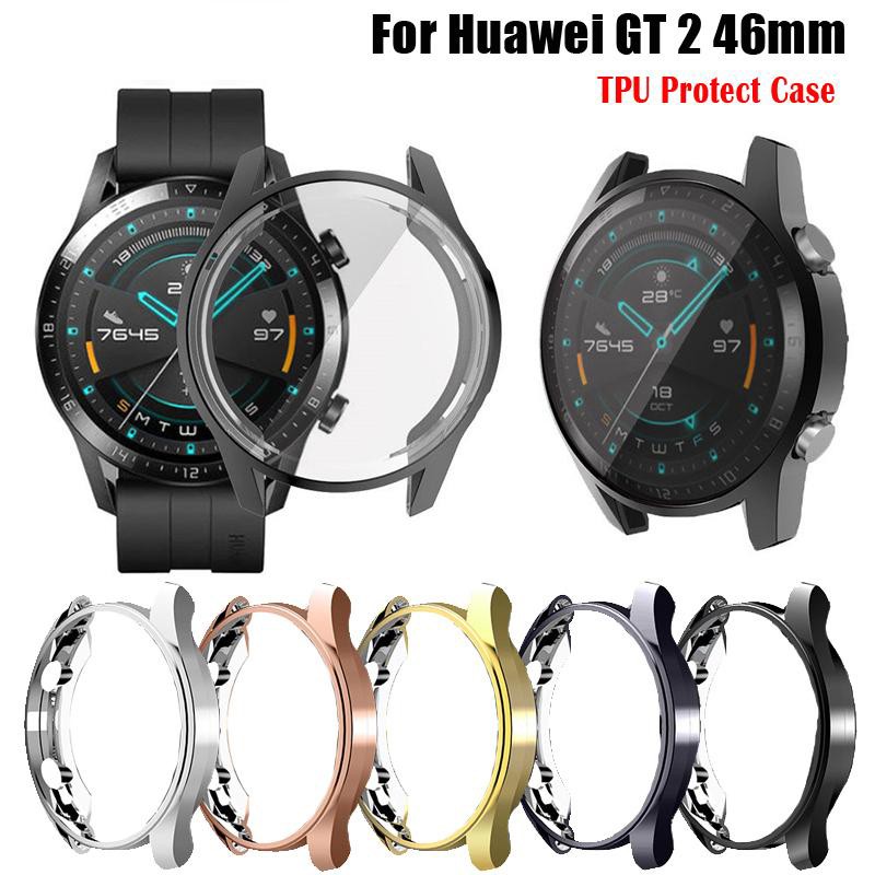 Vỏ bảo vệ đồng hồ thông minh Huawei Watch GT 2 46mm GT 2E kèm phụ kiện chất lượng cao