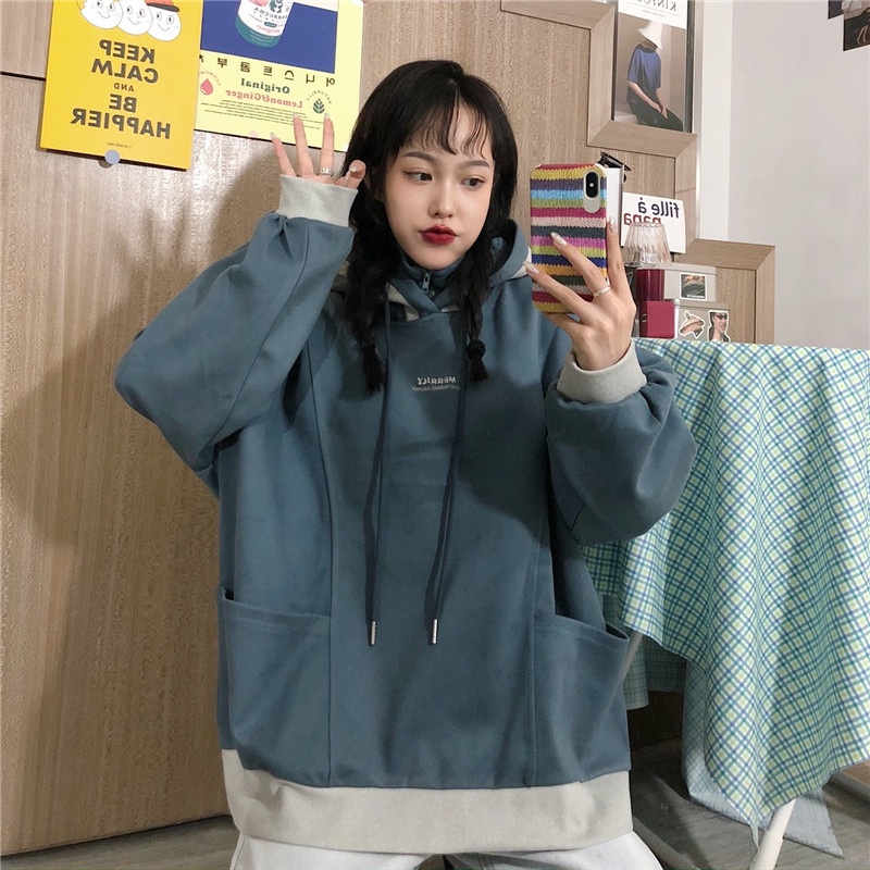 [Tạm ngưng Order] Áo hoodie ulzzang form rộng hai túi ngang phong cách Hàn Quốc | BigBuy360 - bigbuy360.vn