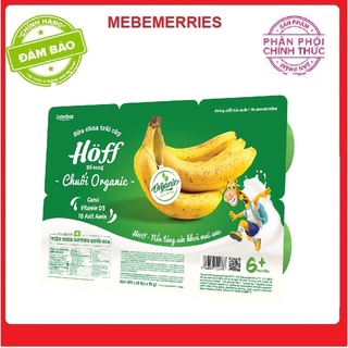 Sữa Chua Chuối Organic Hoff vỉ 6 hộp x 55g