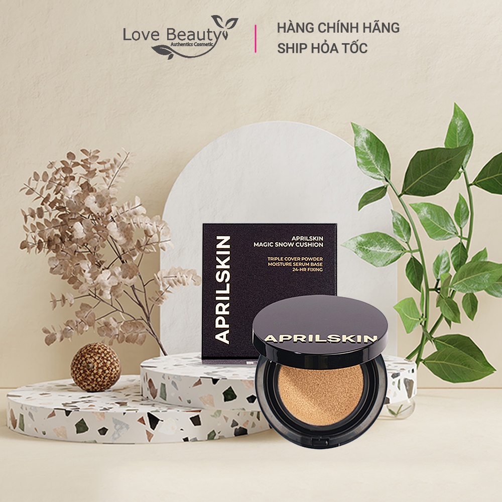 [MẪU MỚI] Phấn nước April Skin Magic Snow Cushion