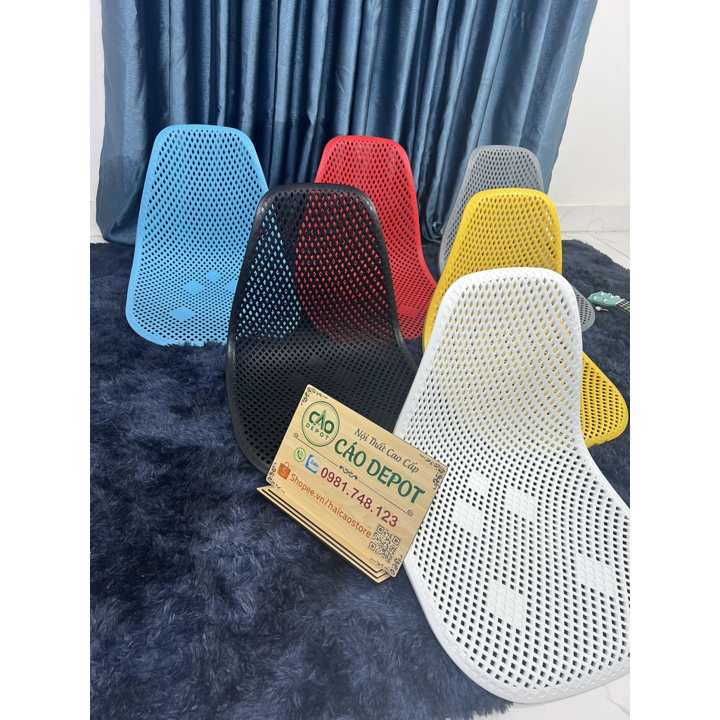 Mặt Ghế Nhựa Thủng Eames Đủ Màu