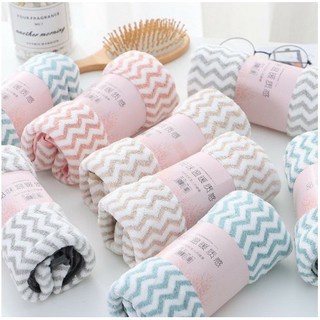 Set 10 khăn mặt Hàn kẻ, mềm mịn, thấm hút tốt