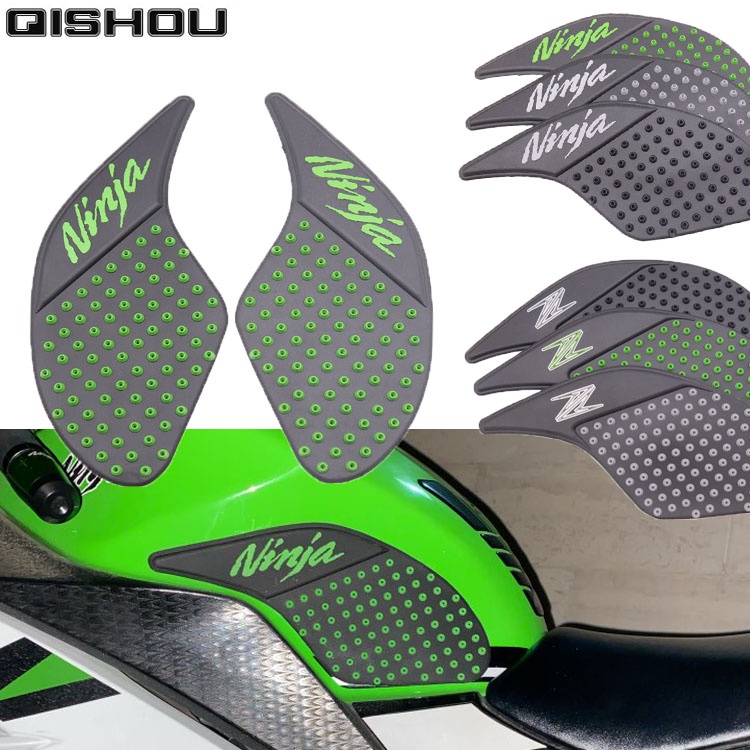 Miếng Dán Bảo Vệ Bình Xăng Chống Trượt Bảo Vệ Đầu Gối Cho Kawasaki Z250 Z300 Little NINJA250 300