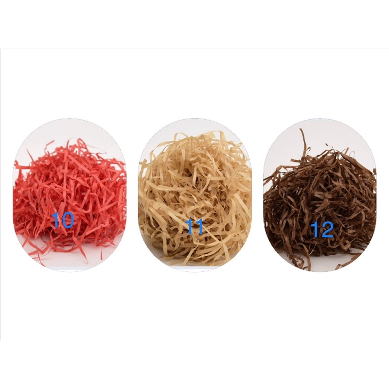 1kg Giấy Rơm Lót Hộp Quà, Giấy Kraft lụa Cắt Sợi Lót Hộp LOẠI ĐẸP KHÔNG VỤN, KHÔNG MỦN