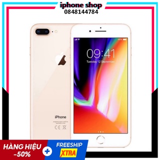 Điện thoại lphone 8 plus mầu vàng ram 3g/128gb bảo hành chính hãng 12 tháng trên toàn quốc