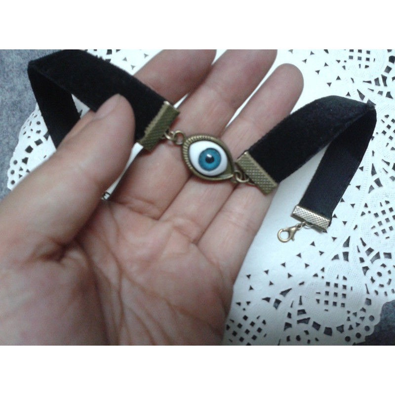 Vòng cổ choker mặt hình mắt/lục lạc dễ thương thời trang cho nữ