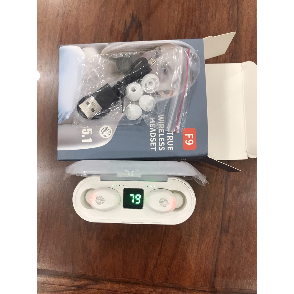 TAI NGHE Bluetooth Amoi F9 Kiêm xạc dự phòng-Pin trâu