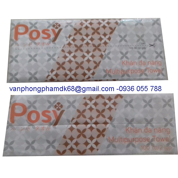 Khăn đa năng Posy 100 tờ ( combo 10 gói)