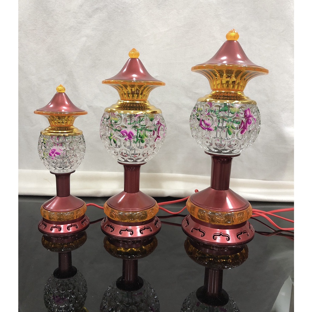 Bộ 2 Cái Đèn Led Đổi Màu Trang Trí Bàn Thờ 6121