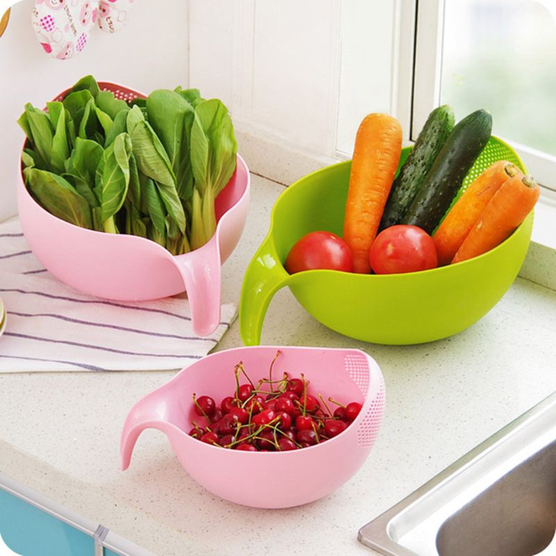Rổ vo gạo / rửa trái cây tiện dụng cho nhà bếp