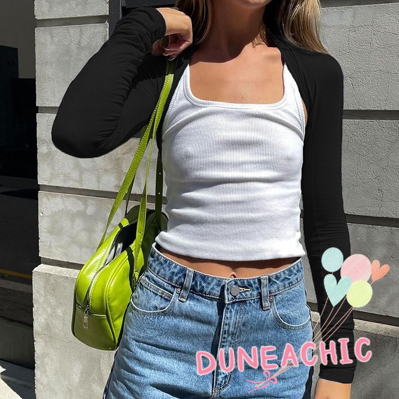 Áo Dệt Kim Nữ Tay Dài Màu Trơn Thời Trang