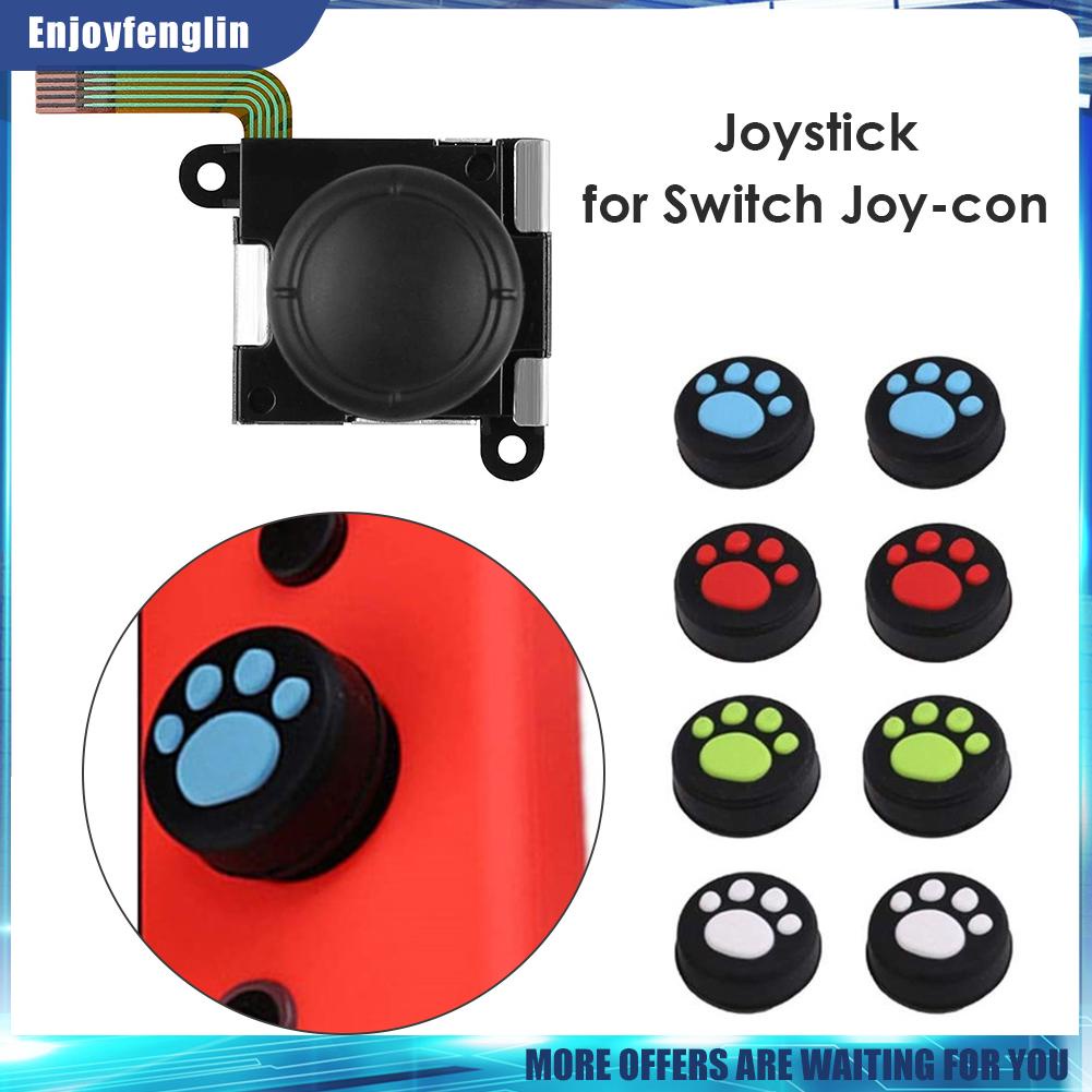 （Enjoyfenglin） 4x Replacement Thumb Joystick for Switch Joy-Con Controller Analog Gamepad