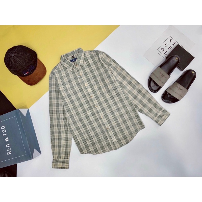 💥Áo sơ mi nam dài tay ❤️FREESHIP❤️ áo sơ mi kiểu hàn quốc kẻ sọc caro
