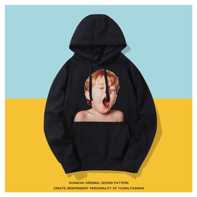 Áo hoodie goyangi yawn oversize phong cách hàn quốc