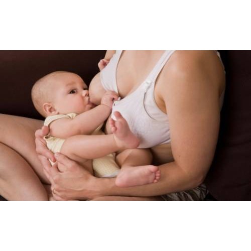 Áo ngực bà bầu, Áo lót cho con bú và sau sinh chống chảy xệ, Áo bra nâng ngực cotton mềm mịn-  Không Đệm