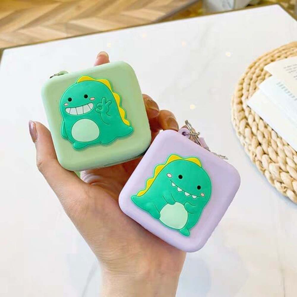 Ví Silicon đựng tiền xu/tiền lẻ hình thú mini dễ thương cho nữ