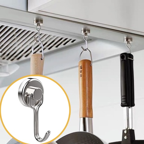 Móc treo đồ có nam châm xoay 360 độ chắc chắn