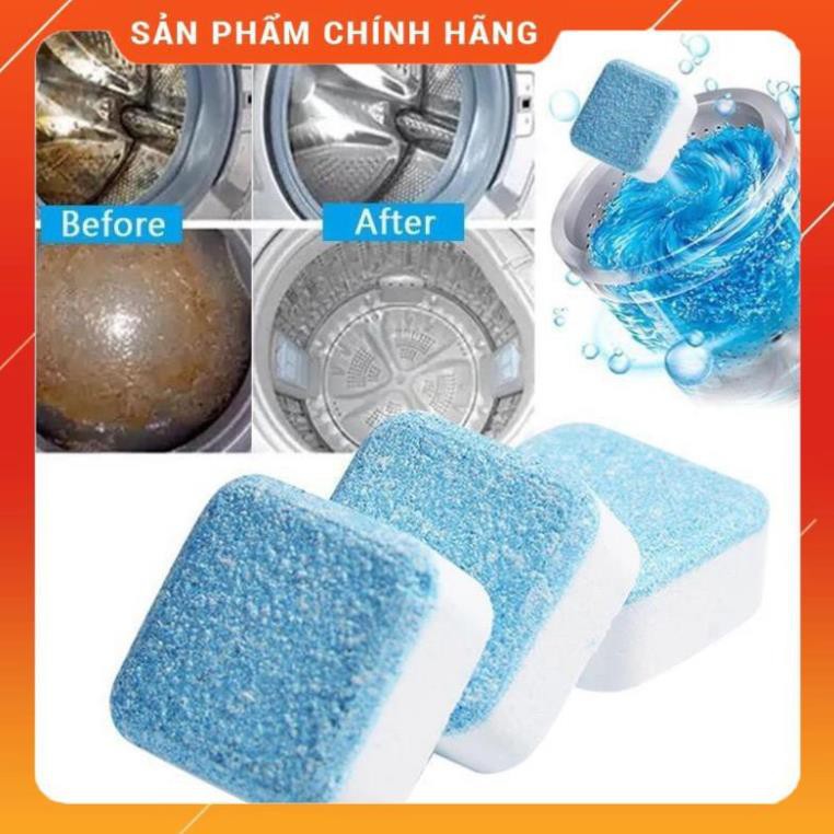 [Giảm 50%] Hộp 12 Viên Tẩy Vệ Sinh Lồng Máy Giặt - Diệt Khuẩn - Tẩy Cặn Bẩn Máy Giặt