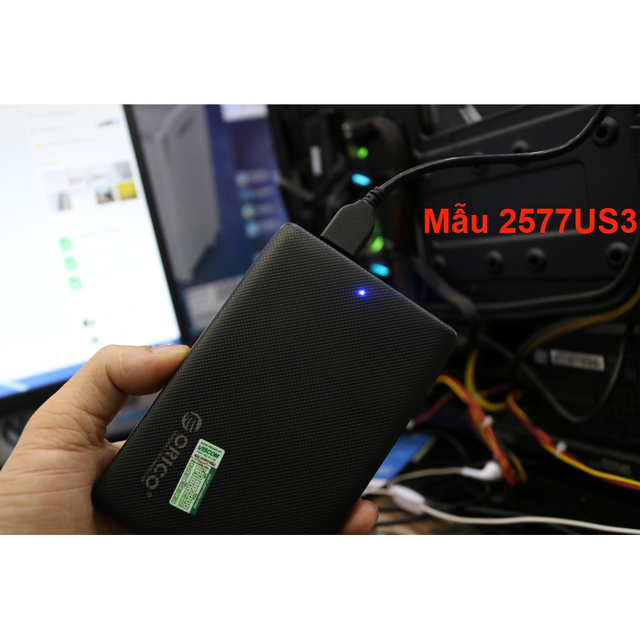 Hộp ổ cứng Hdd Box ORICO 2139U3/ 2577U3 2.5in - Dùng cho HDD, SSD - SP Chính hãng bảo hành 12 tháng!