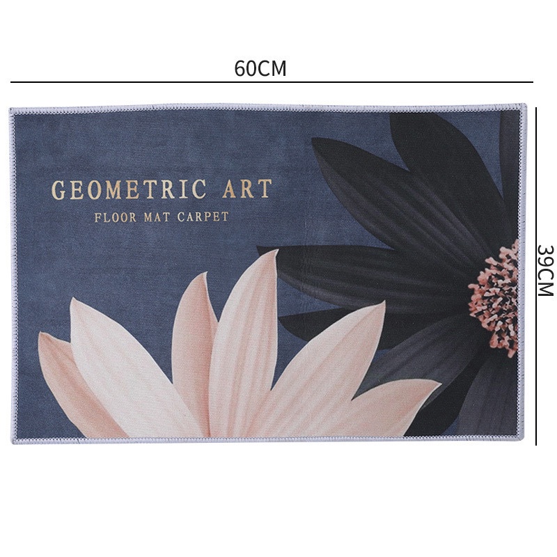 Thảm Chân Bali 3D Cao Cấp Thấm Hút Nước, Mặt Đế Chống Trơn Trượt 40x60cm Akii Home T17