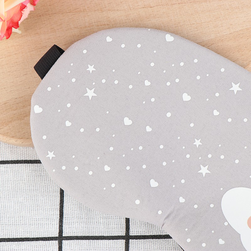 Miếng Che Mắt Ngủ Chất Liệu Cotton Họa Tiết Hoạt Hình Sáng Tạo
