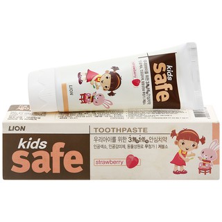 Kem đánh răng cho bé Kids Safe hương dâu 90g