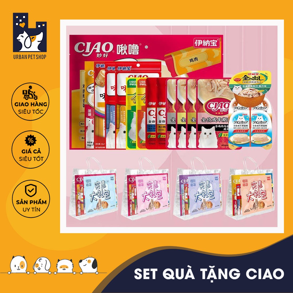 SET CIAO SIÊU TO THẦN THÁNH - SNACK THƯỞNG CHO MÈO