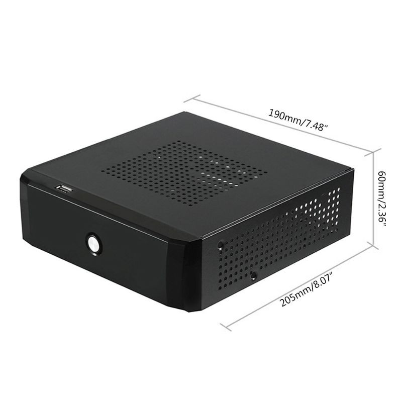 Thùng máy tính HTPC ITX mini sử dụng điện cho nhà ở/văn phòng