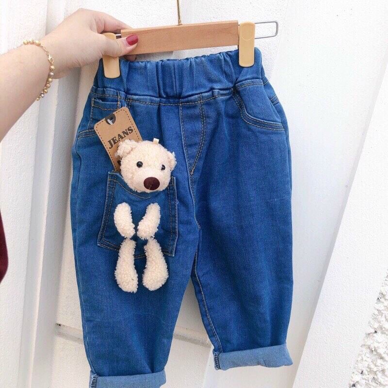 quần jeans kèm gấu siêu hót