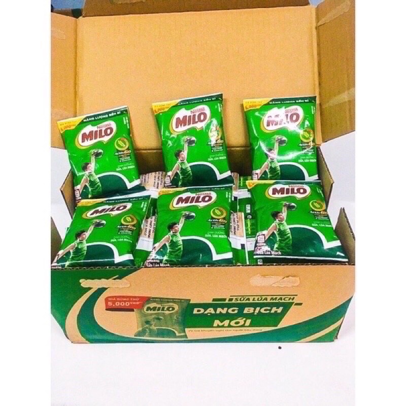 Thùng 48bich milo nước 180ml date mới