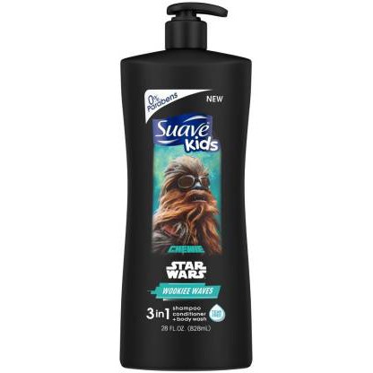 Sữa Gội Xã Suave Kids 3 in 1 Shampoo+Conditioner+Body Wash  828ml