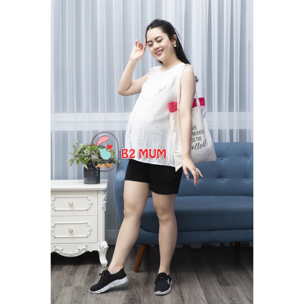 Áo bầu sát nách bèo thời trang mùa hè