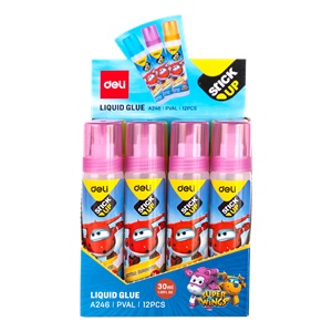 Hồ nước Deli 30ml SuperWings - Combo 3 lọ màu ngẫu nhiên - A246