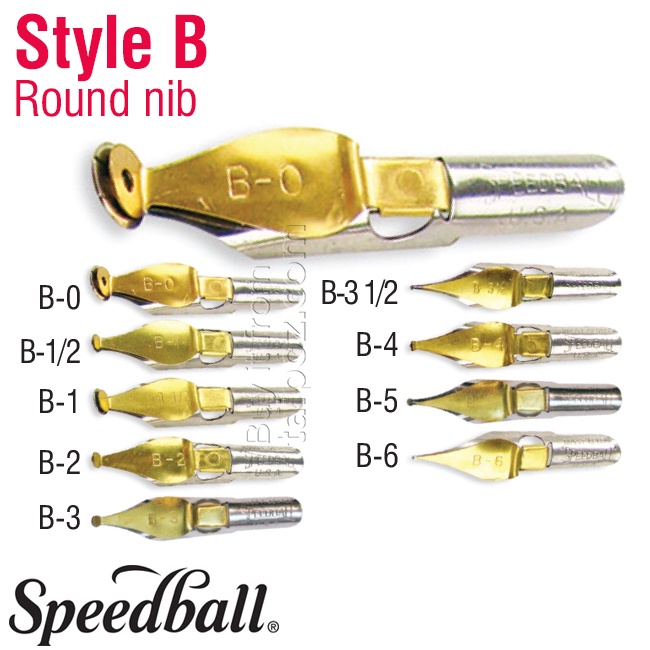 [TAIPOZ] - NGÒI SPEEDBALL STYLE B (ROUND NIB)