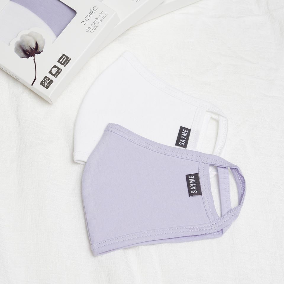 KHẨU TRANG VẢI 100% COTTON 3 LỚP | BigBuy360 - bigbuy360.vn
