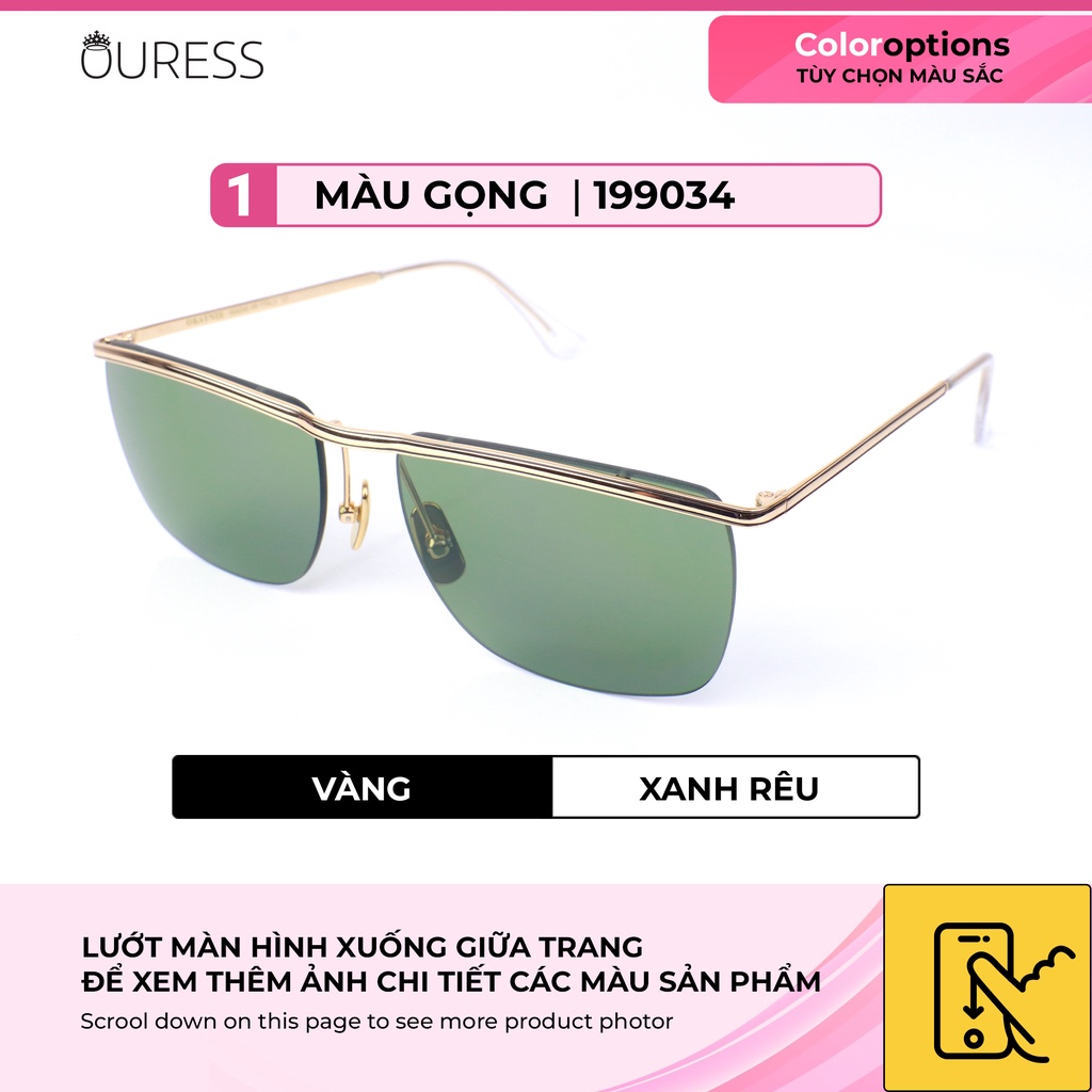 Kính mát Titanium Ouress 199034 bền đẹp cao cấp