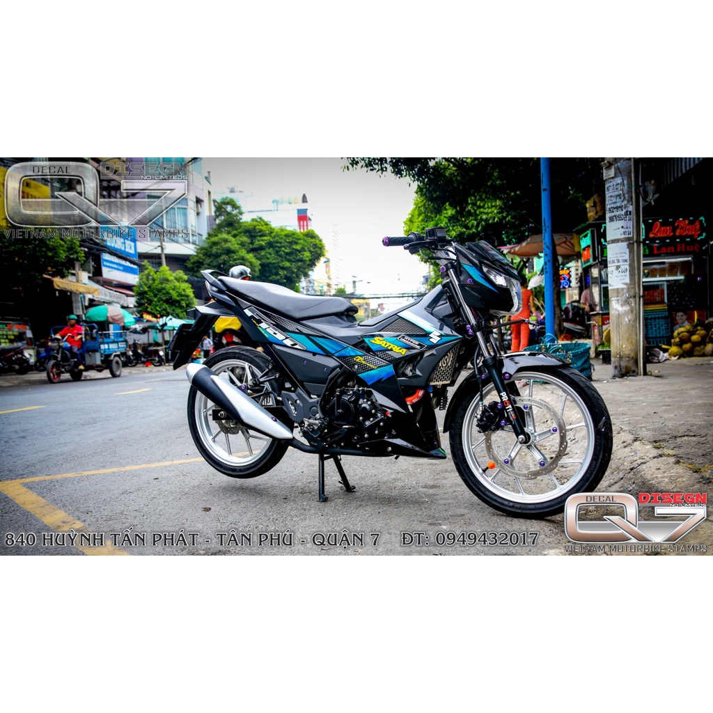 TEM RỜI RAIDER FI XANH ĐEN