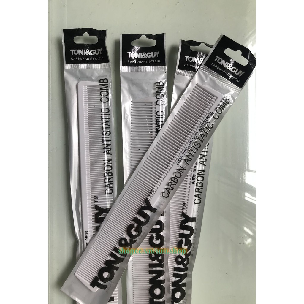 Lược Cắt Tóc Toni&Guy Trắng 06910 Cho Thợ Chuyên Nghiệp Và Người Dùng Tại Nhà Chính Hãng.