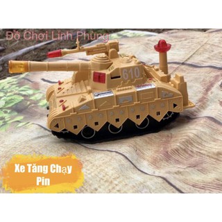 Đồ Chơi Xe Tăng Chạy Pin Có Nhạc Cho Bé