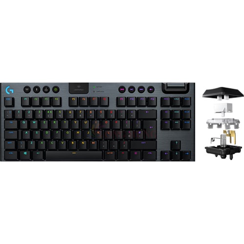 Bàn phím không dây Bluetooth Logitech G913 TKL Lightspeed - Hàng chính hãng