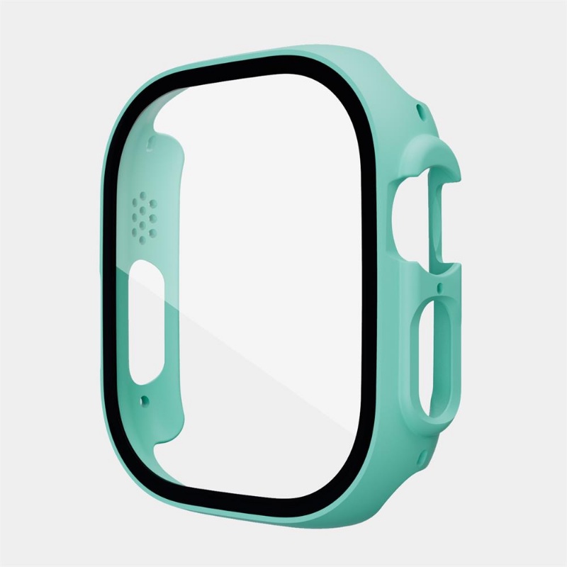 Ốp Bảo Vệ Mặt Đồng Hồ Thông Minh Bằng PC Cho Apple Watch Ultra 49mm Series 8 SE 7 6 5 4 3 2 1 44MM 45MM 42MM 41mm 40MM 38MM