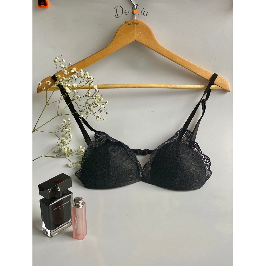 Set đồ lót ren không gọng sexy màu đen | BigBuy360 - bigbuy360.vn