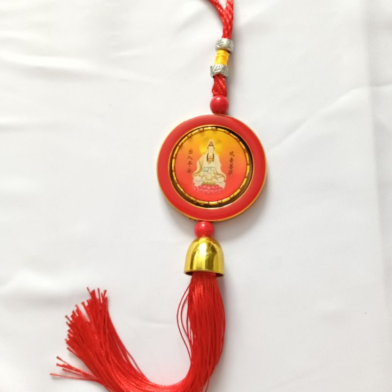 Dây phật bình an treo xe hơi, thuật phong thủy, trấn trạch, cầu bình an