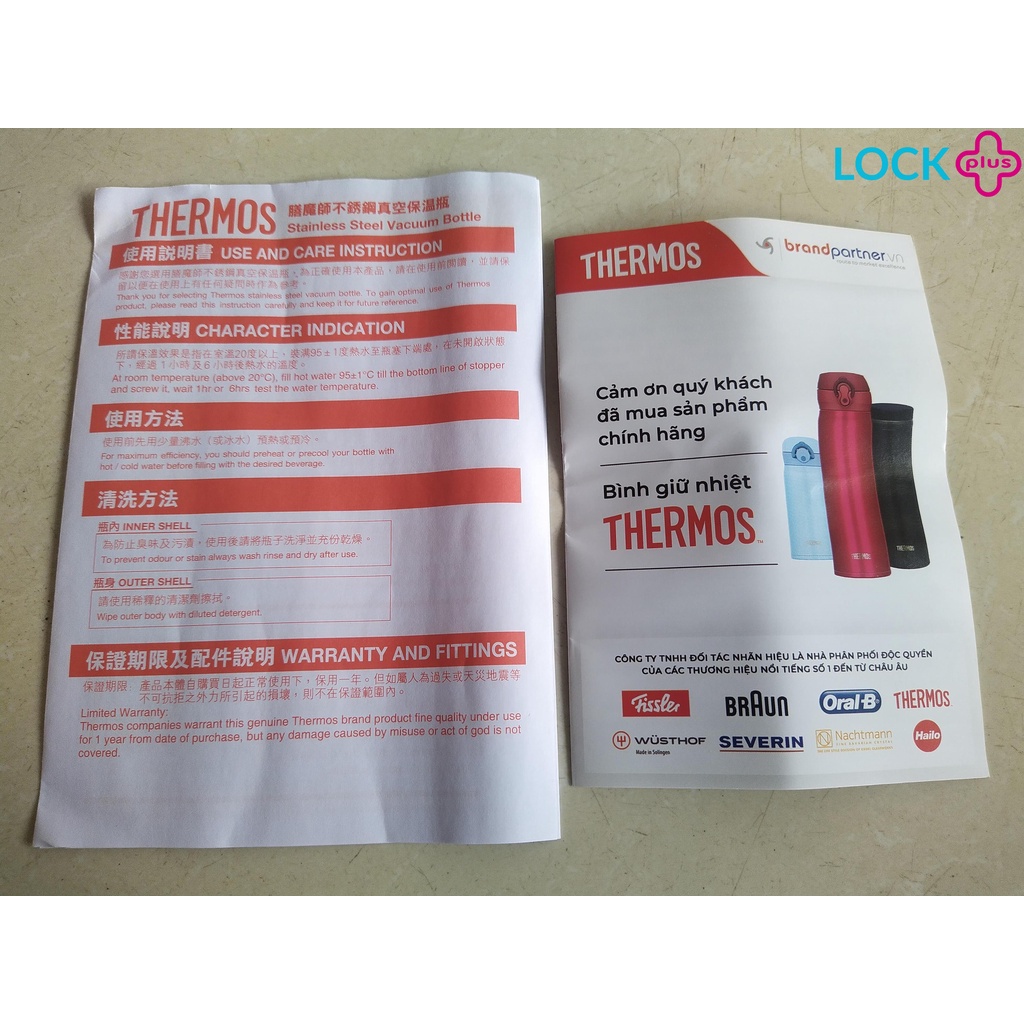 Bình giữ nhiệt Thermos nút bấm JNL-502  - Hàng chính hãng